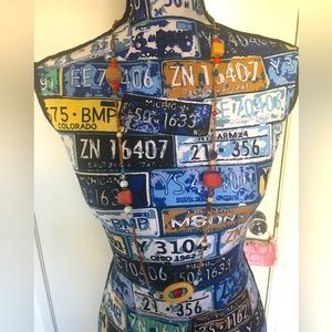 Beautiful beaded multi-color necklace